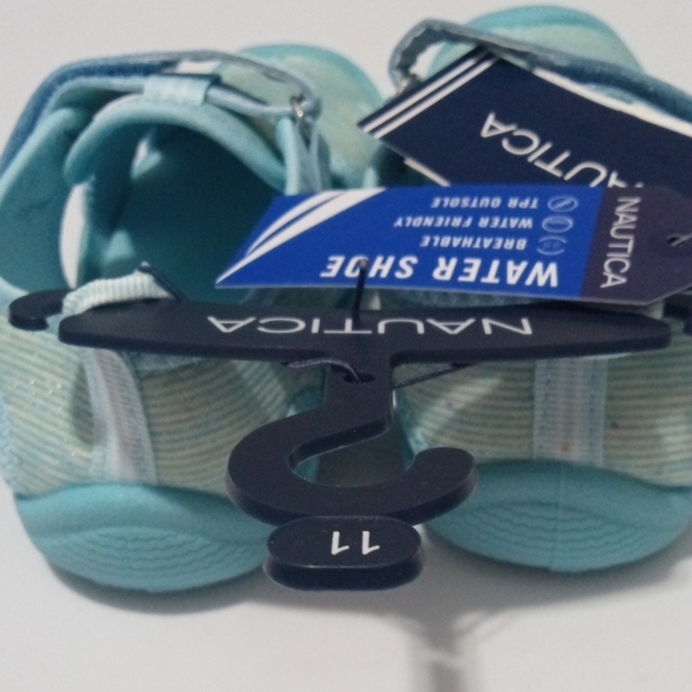 NAUTICA KIDS Blue Aqua Shoes Swim Pool Vacation Shoes  Toddler Size 11 NWT - Picture 5 of 6